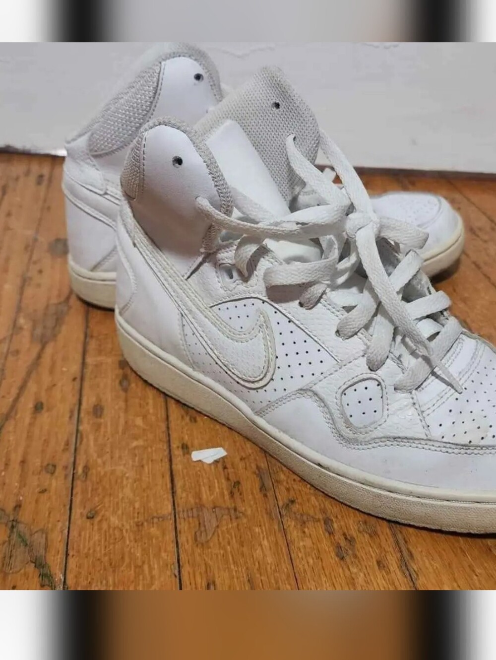 Nike White High-Top Sneakers